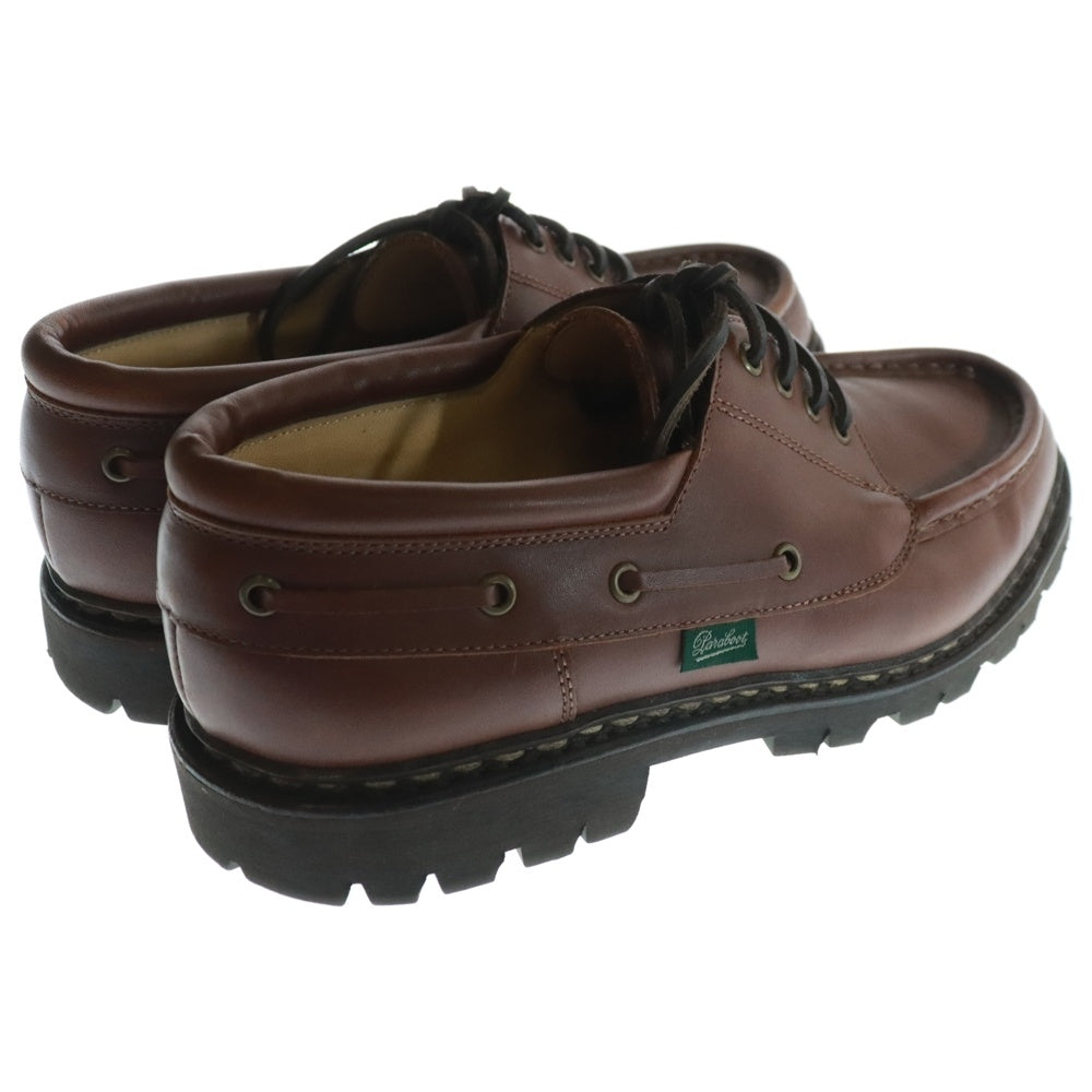 PARABOOT(パラブーツ) CHIMEY 86930 シメイ モカシン レザーデッキシューズ ブラウン