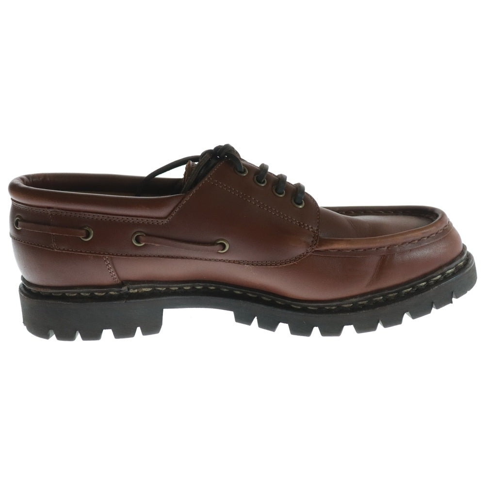 PARABOOT(パラブーツ) CHIMEY 86930 シメイ モカシン レザーデッキシューズ ブラウン