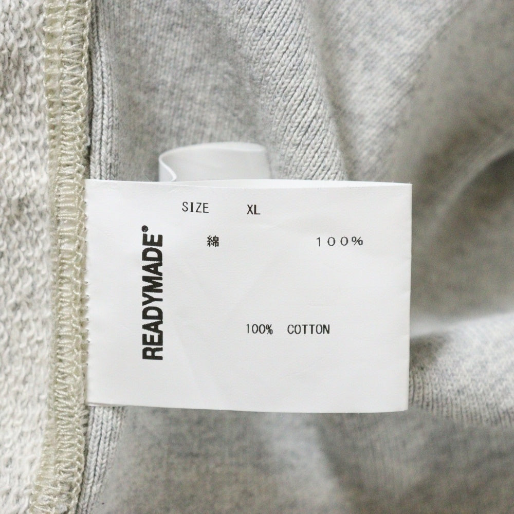 READY MADE(レディメイド) 22AW×DENIM TEARS COTTON WREATH HOODIE フラワープリント コットン プルオーバーパーカー フーディー グレー RE-DT-GY-00-00-08