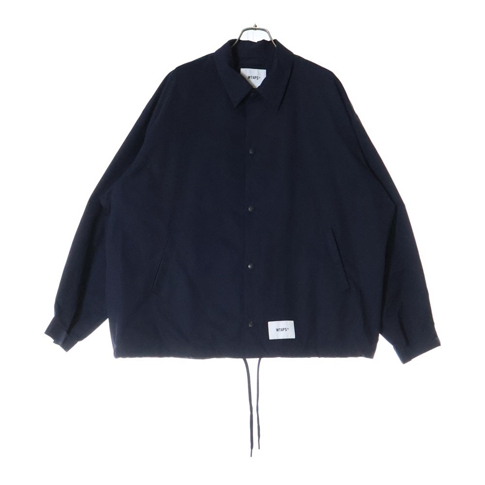WTAPS(ダブルタップス) 23SS CHIEF JACKET POLY TWILL 231TQDT-JKM02 チーフ コーチジャケット ネイビー