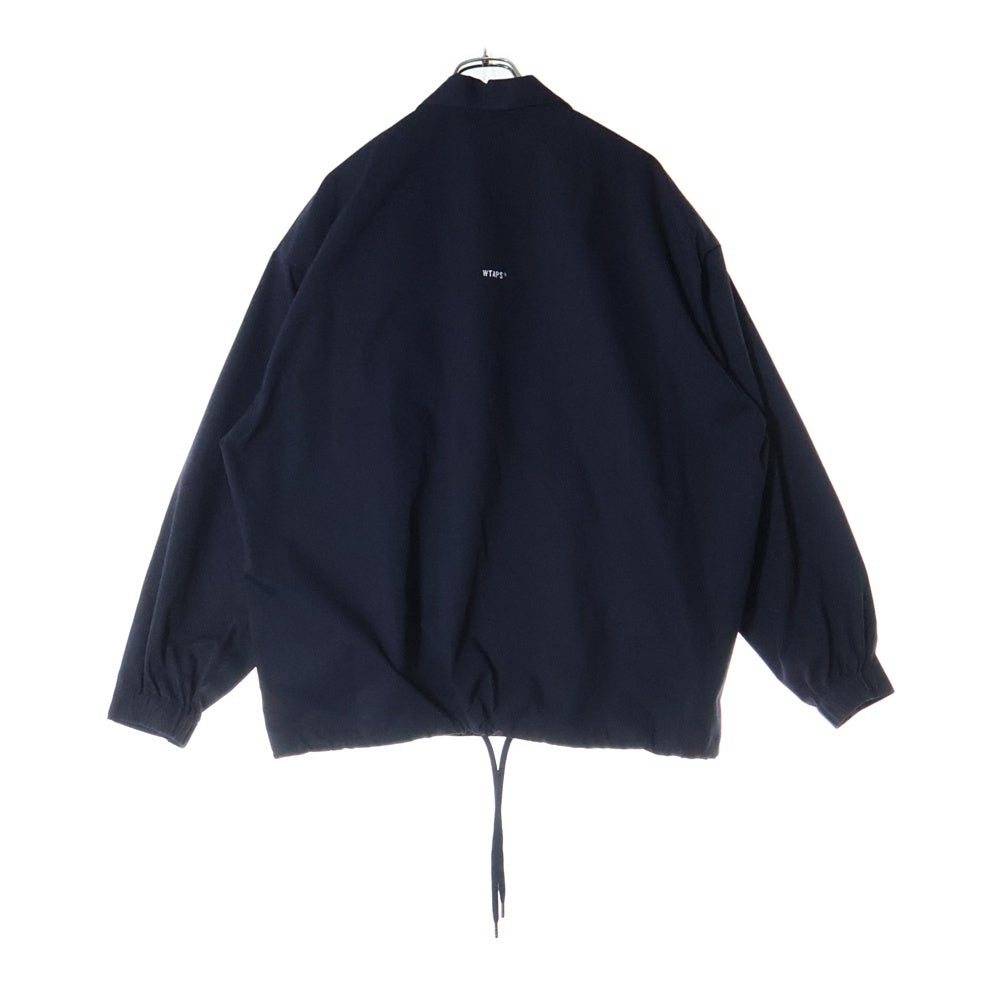 WTAPS(ダブルタップス) 23SS CHIEF JACKET POLY TWILL 231TQDT-JKM02 チーフ コーチジャケット ネイビー