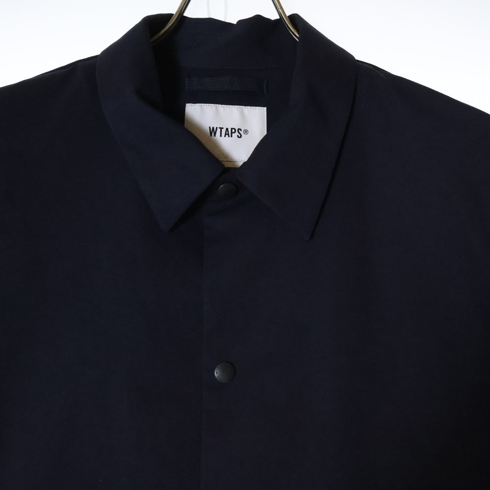 WTAPS(ダブルタップス) 23SS CHIEF JACKET POLY TWILL 231TQDT-JKM02 チーフ コーチジャケット ネイビー