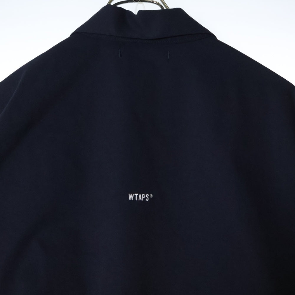 WTAPS(ダブルタップス) 23SS CHIEF JACKET POLY TWILL 231TQDT-JKM02 チーフ コーチジャケット ネイビー