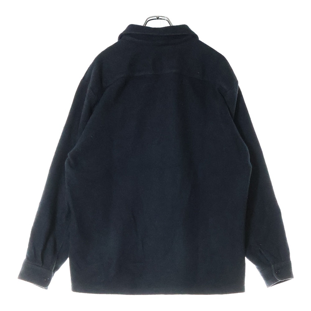 SUPREME(シュプリーム) 22AW Brushed Flannel Twill Shirt フランネル ツイル長袖シャツ ブラック