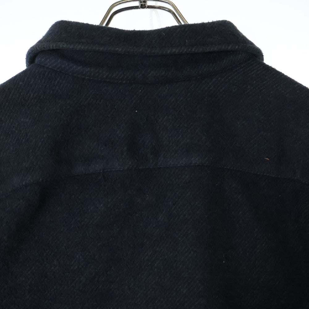 SUPREME(シュプリーム) 22AW Brushed Flannel Twill Shirt フランネル ツイル長袖シャツ ブラック