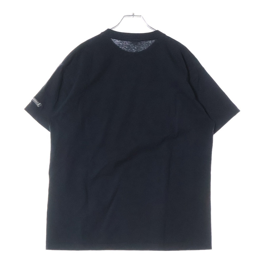 CHROME HEARTS(クロムハーツ) OLD フロントホースシュー刺繍 半袖Tシャツ カットソー ブラック