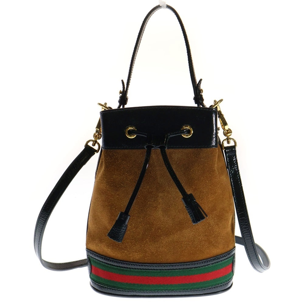 GUCCI(グッチ) オフィディア 2WAY ミニトートバッグ ブラウン 550621