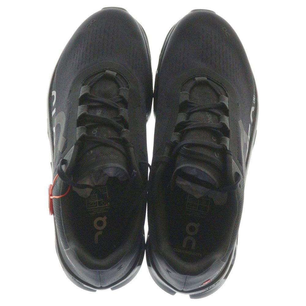On(オン) Cloudmonster クラウドモンスター ローカットスニーカー ブラック US9.5/27.5cm 61.99025