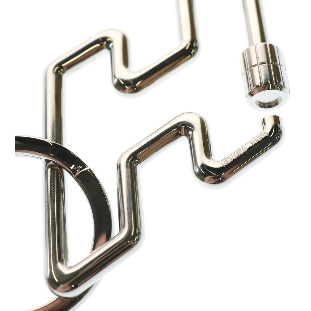 HERMES(エルメス) H・トゥ・スピード キーホルダー シルバー