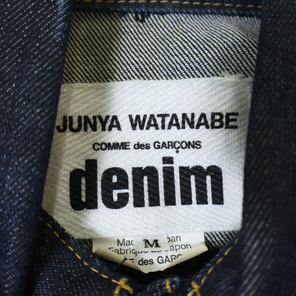 JUNYA WATANABE COMME des GARCONS(ジュンヤワタナベ コムデギャルソン) レーヨン切替 ドッキングワンピース インディゴ/マルチ レディース XD-J001