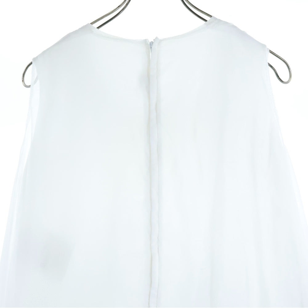 COMME des GARCONS COMME des GARCONS(コムデギャルソンコムデギャルソン) 14SS ポリエステル ノースリーブワンピース ホワイト レディース RM-O019