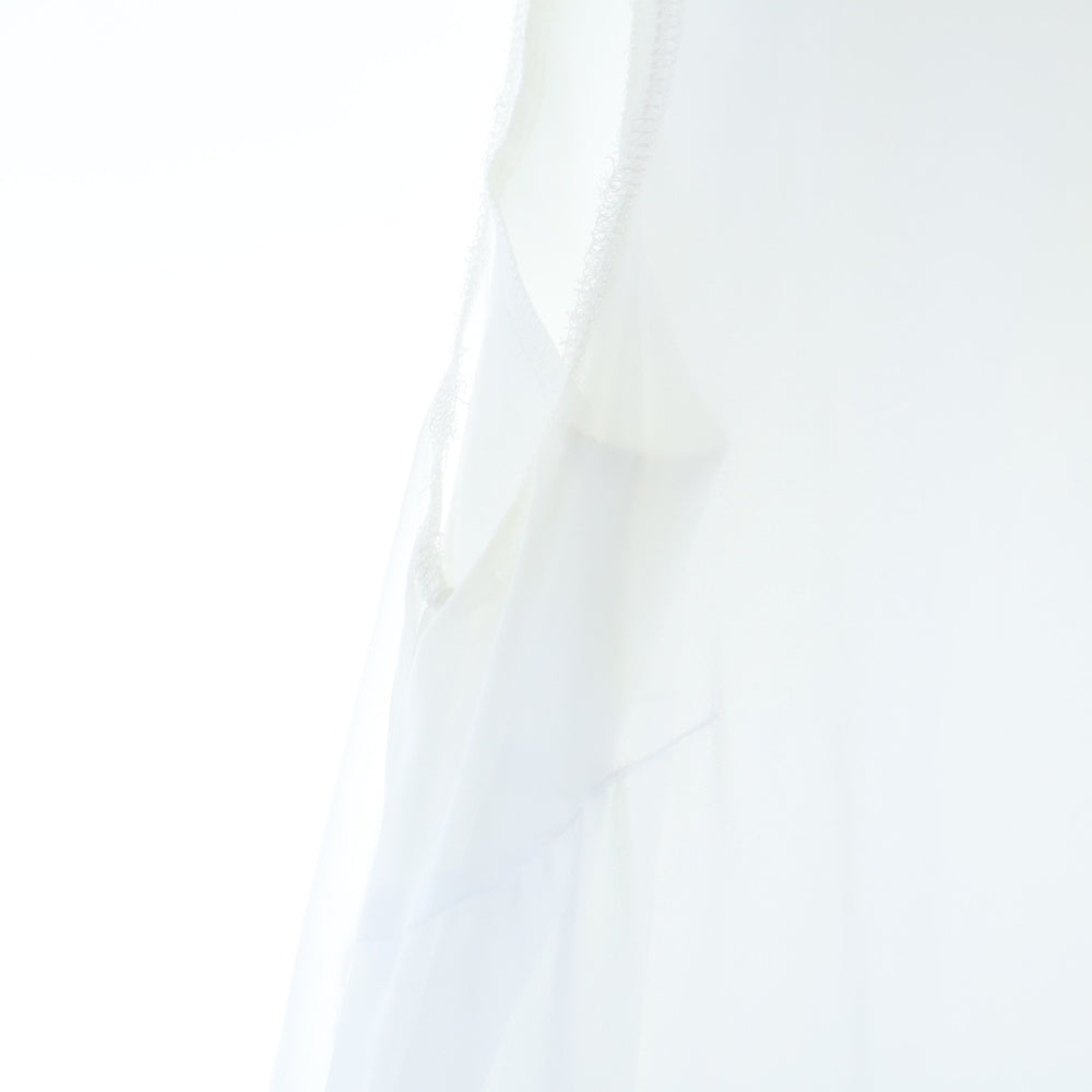 COMME des GARCONS COMME des GARCONS(コムデギャルソンコムデギャルソン) 14SS ポリエステル ノースリーブワンピース ホワイト レディース RM-O019