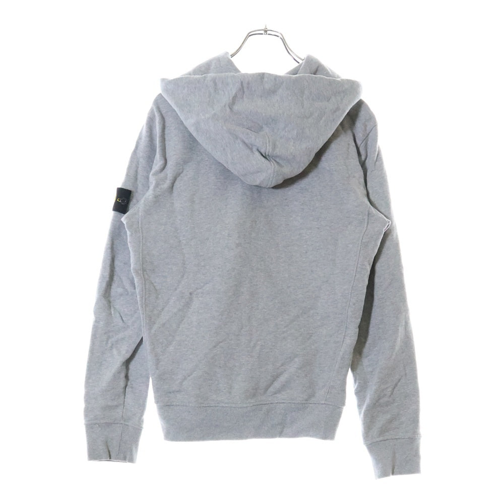 STONE ISLAND(ストーンアイランド) 18AW ワッペンロゴ ジップアップパーカー グレー 691560220
