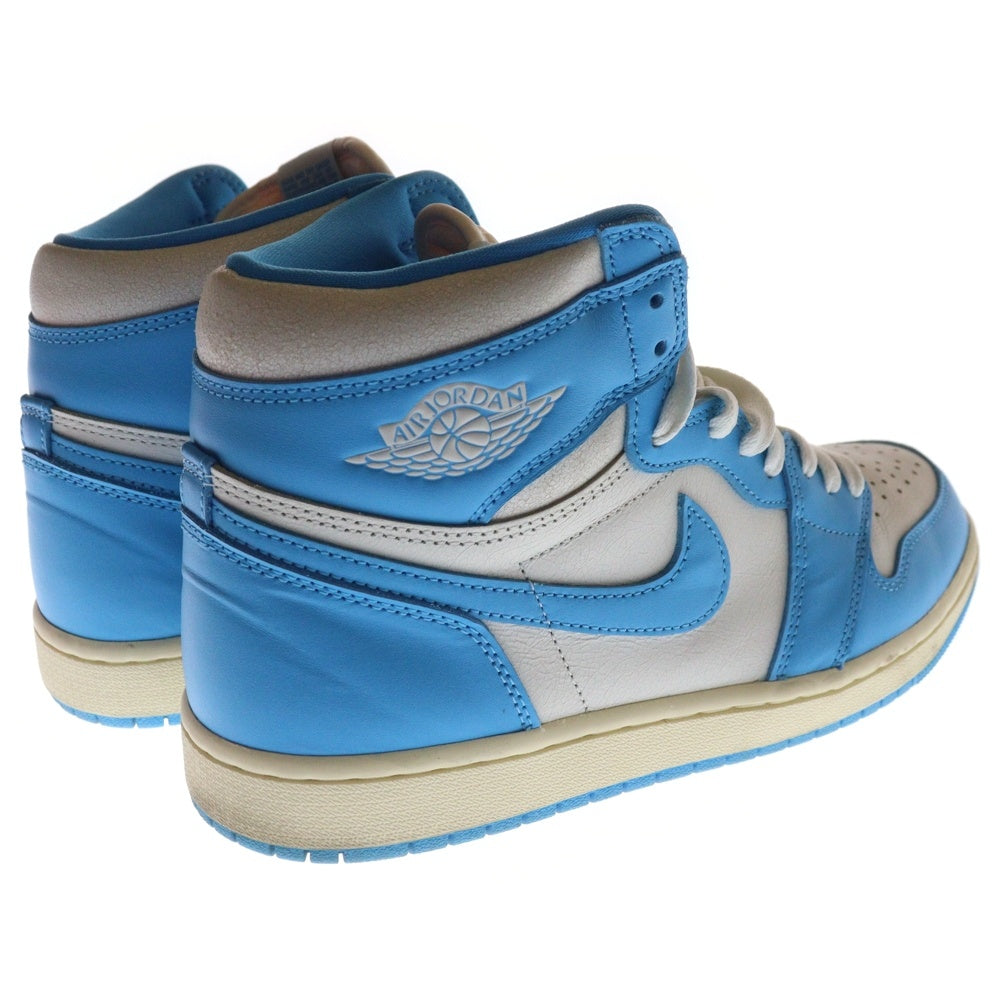 NIKE(ナイキ) AIR JORDAN 1 RETRO HIGH OG UNC REIMAGINED DZ5485-402 エアジョーダン1 レトロ リイマジンド ハイカットスニーカー ホワイト/ブルー US9.5/27.5cm