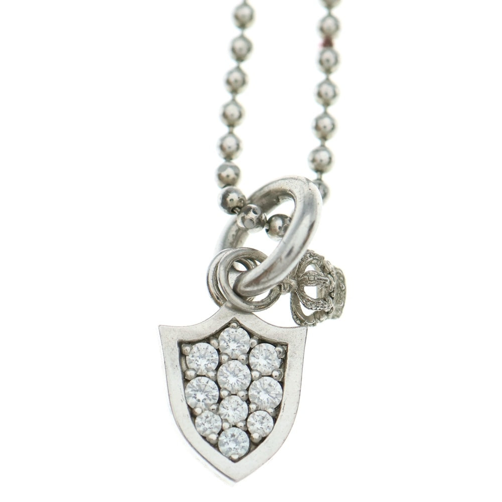 Justin Davis(ジャスティンデイヴィス) SHIELD DOG TAG シールドドッグタグ ネックレストップ シルバー SNJ163