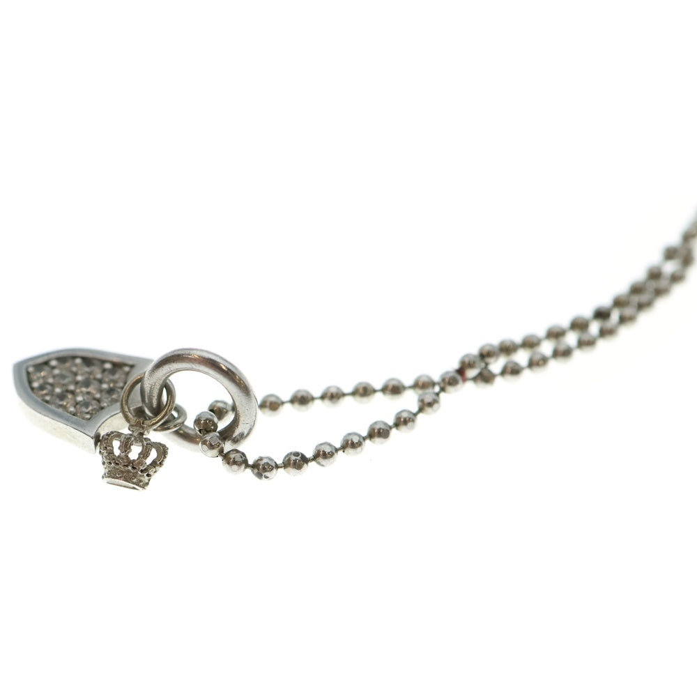 Justin Davis(ジャスティンデイヴィス) SHIELD DOG TAG シールドドッグタグ ネックレストップ シルバー SNJ163