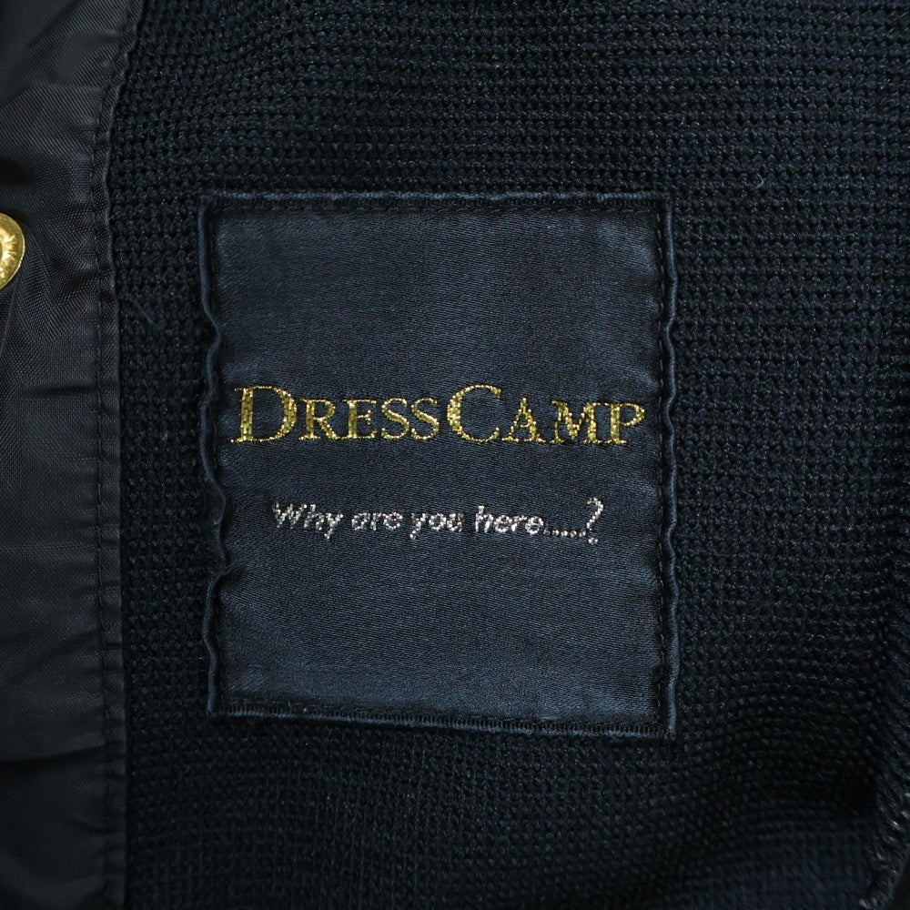 CHAMPION(チャンピオン) ×DRESSCAMP トラック ジャケット ブラック/ゴールド C3S50914