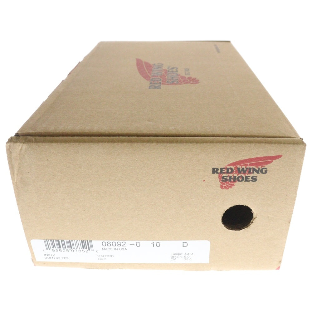 RED WING(レッド ウイング) CLASSIC MOC OXFORD 8092 クラシックモック オックスフォード レザーローカットブーツ ブラウン
