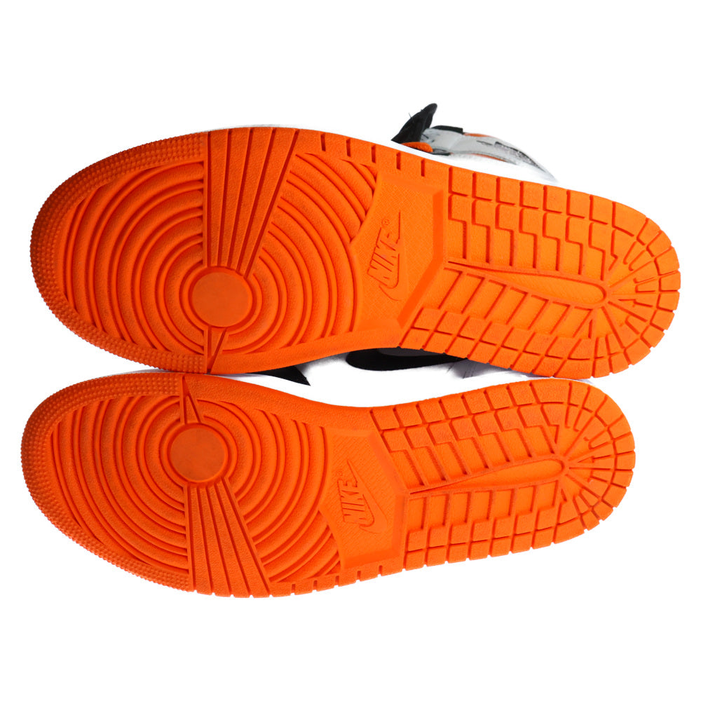 NIKE(ナイキ) AIR JORDAN 1 HIGH OG ELECTRO ORANGE 555088-180 エア ジョーダン 1 ハイ エレクトロオレンジ ハイカットスニーカー ホワイト/オレンジ US8.5/26.5cm