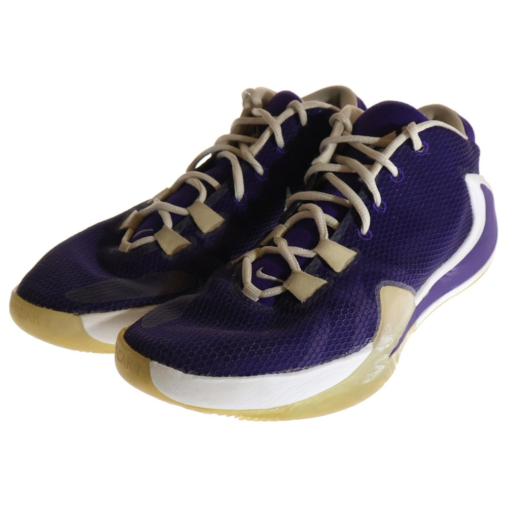 NIKE(ナイキ) ZOOM FREAK 1 BY YOU CJ5614-991 ズーム フリーク バイユー ローカットスニーカー US8.5/26.5cm パープル