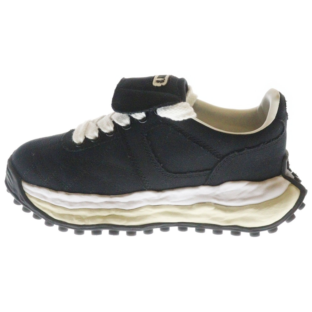 MIHARA YASUHIRO(ミハラヤスヒロ) SCOTT OG Sole Canvas Low-top Sneaker A14FW702 ローカットスニーカー ブラック/ホワイト