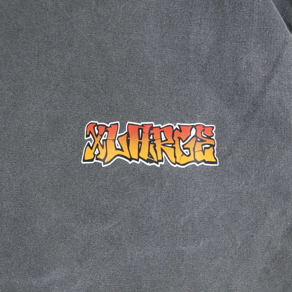 X-LARGE(エクストララージ) Skate Board Tee バックプリント 半袖Tシャツカットソー グレー
