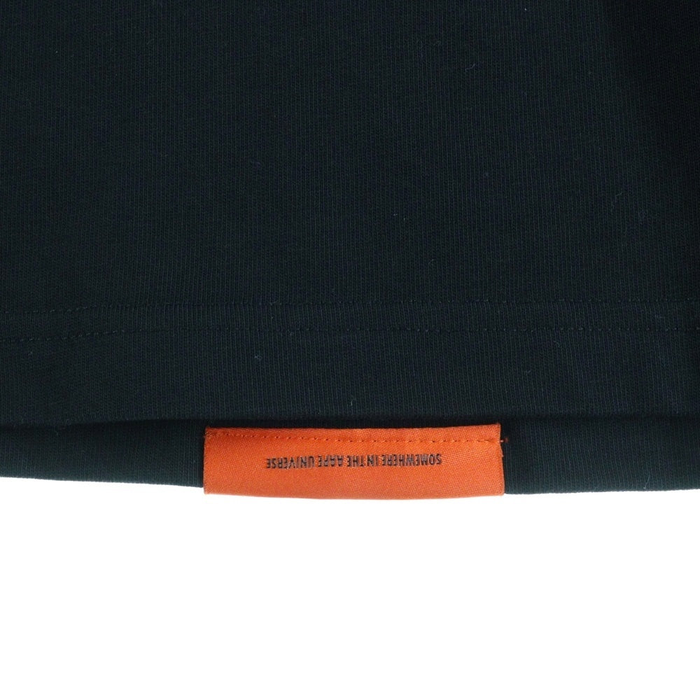 A BATHING APE(アベイシングエイプ) AAPER BRAVO TEE フロントロゴ 半袖Tシャツカットソー ブラック AAPTEM1618XXO