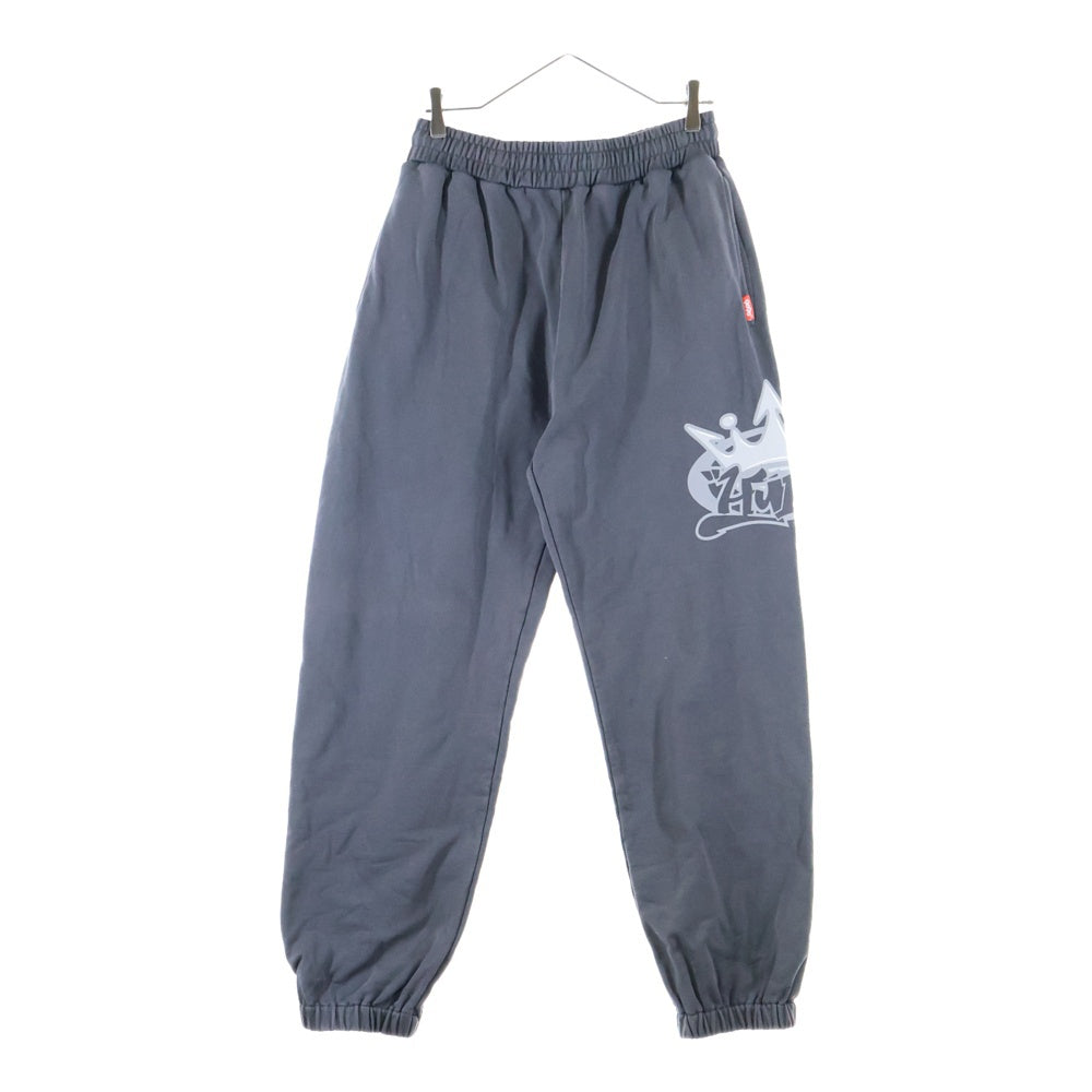 9090(ナインティナインティ) SWEATPANTS サイドプリント スウェットパンツ グレー NN1584
