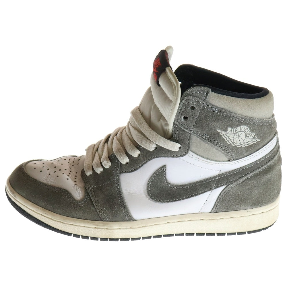 NIKE(ナイキ) AIR JORDAN 1 RETRO HIGH OG BLACK AND SMOKE GREY DZ5485-051 エアジョーダン ブラックアンドスモーク ハイカットスニーカー ホワイト/グレー US7/25cm
