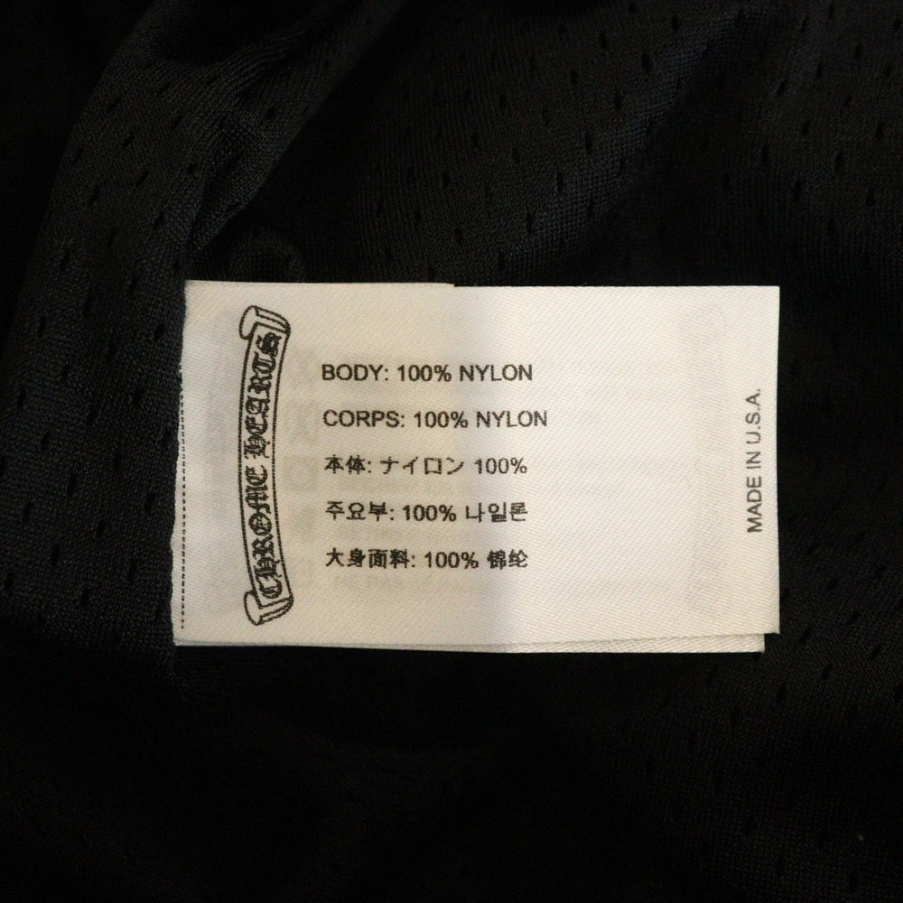 CHROME HEARTS(クロムハーツ) MESH WARM UP JERSEY CHプリントメッシュハーフパンツ ブラック