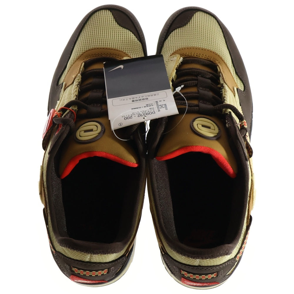 NIKE(ナイキ) ×TRAVIS SCOTT AIR MAX 1 CJ BAROQUE BROWN DO9392-200 トラヴィススコット エアマックス1 カクタスジャック ローカートスニーカー ブラウン US9.5/27.5cm