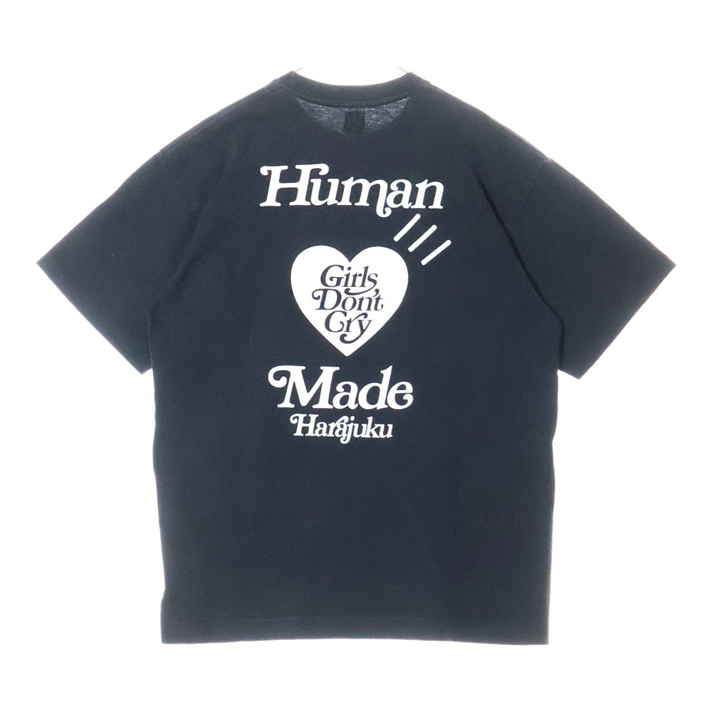 HUMAN MADE(ヒューマンメイド) × Girls Don't Cry HARAJUKU 原宿 Tシャツ ブラック