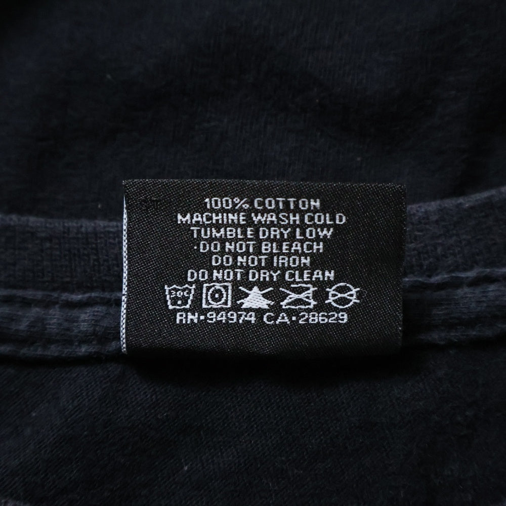 STUSSY(ステューシー) WORLDWIDE SS LINK メキシコ製 フロントプリント半袖Tシャツ カットソー ブラック