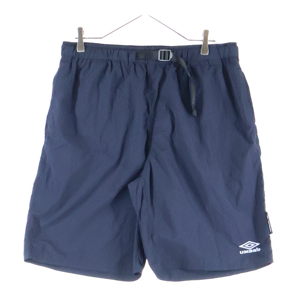 FREAK'S STORE(フリークスストア) ×UMBLO One Point Logo Nylon Shorts アンブロ ナイロンショーツ ハーフパンツ ネイビー 1044394400001