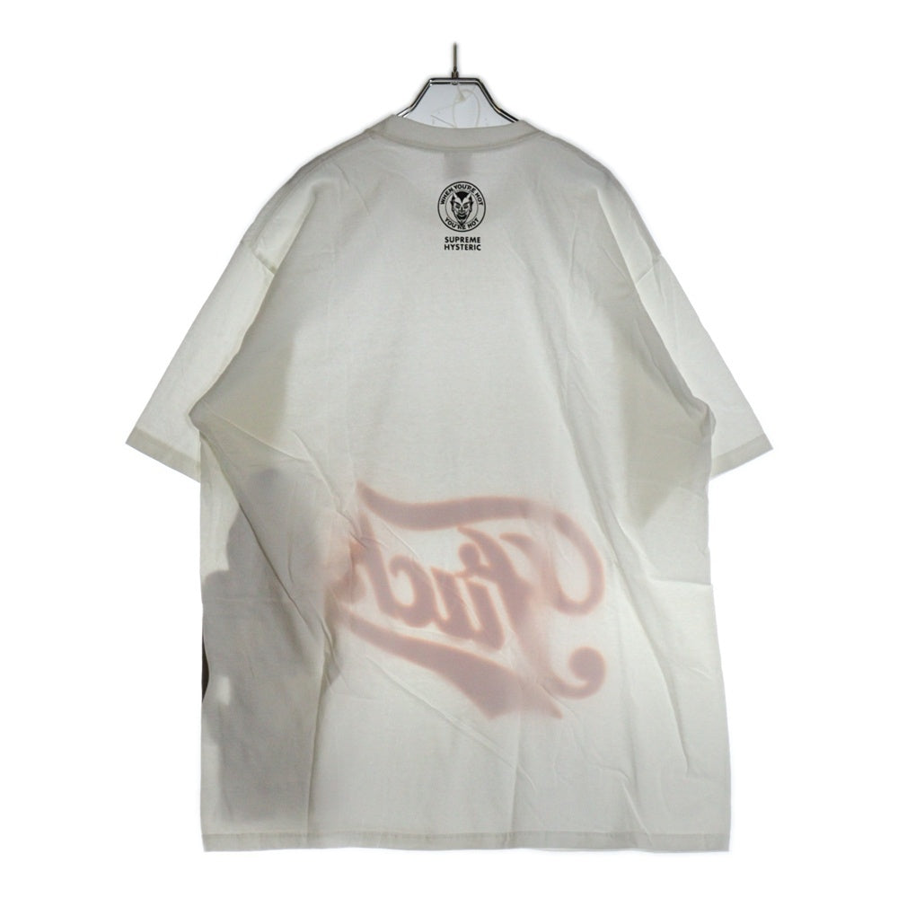 SUPREME(シュプリーム) 24AW ×Hysteric Glamour Fuck Tee ヒステリックグラマー ファックTシャツ ホワイト