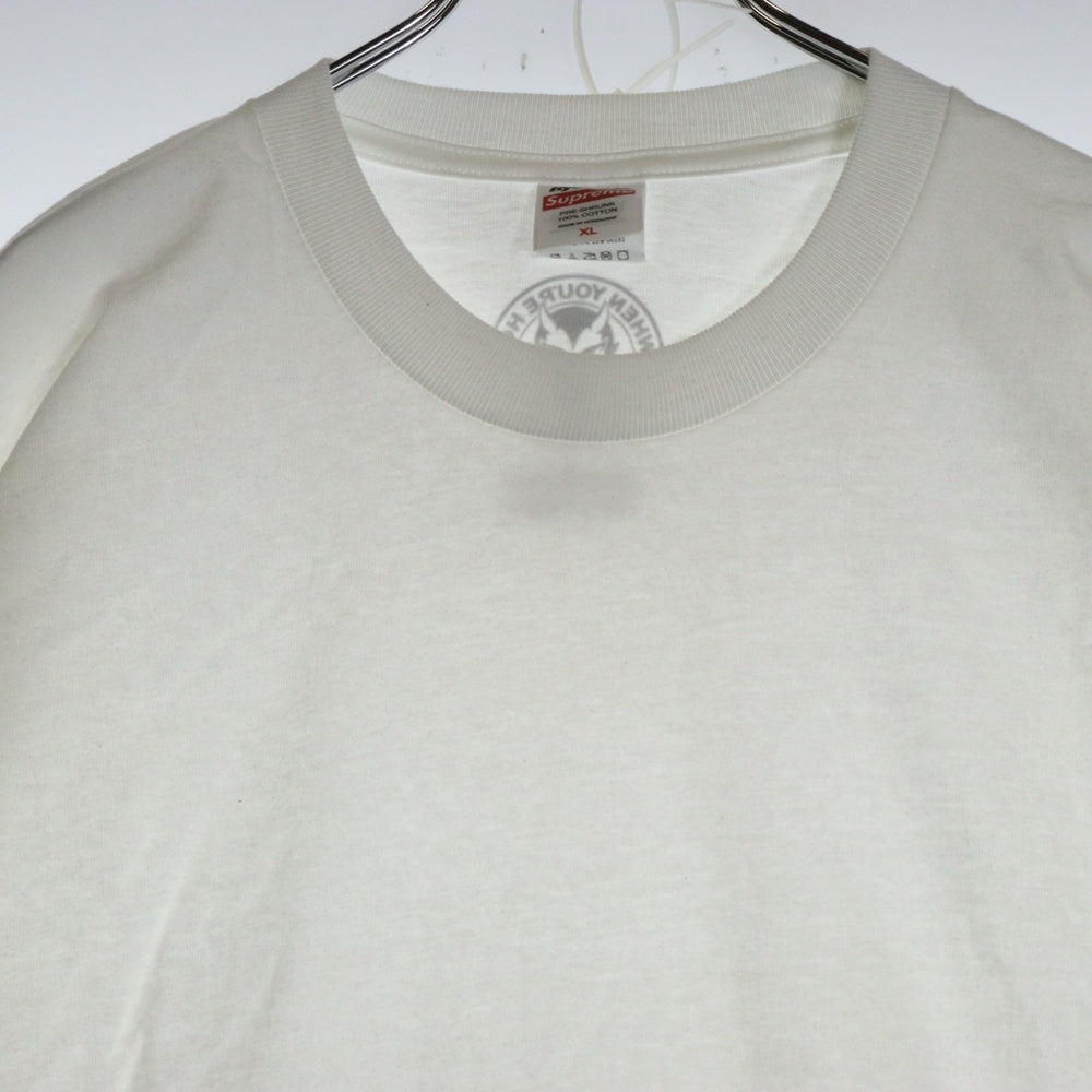 SUPREME(シュプリーム) 24AW ×Hysteric Glamour Fuck Tee ヒステリックグラマー ファックTシャツ ホワイト