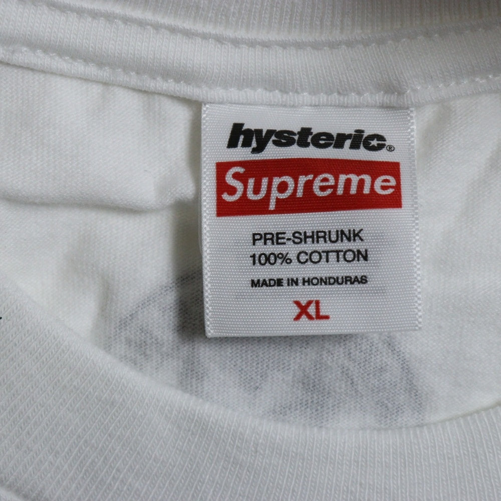 SUPREME(シュプリーム) 24AW ×Hysteric Glamour Fuck Tee ヒステリックグラマー ファックTシャツ ホワイト