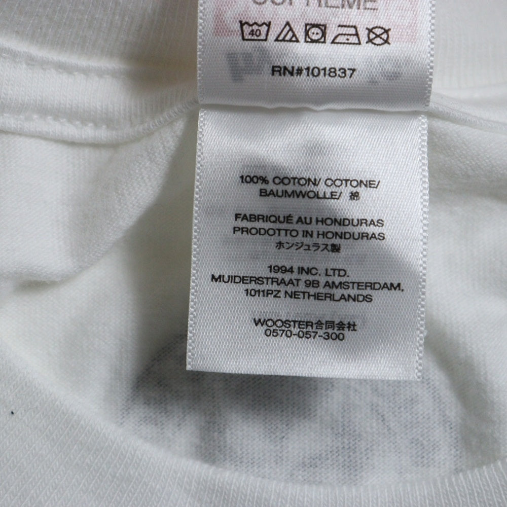 SUPREME(シュプリーム) 24AW ×Hysteric Glamour Fuck Tee ヒステリックグラマー ファックTシャツ ホワイト