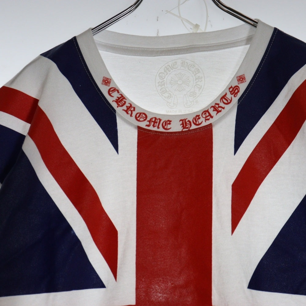 CHROME HEARTS(クロムハーツ) UNION JACK Neck Logo S/S ユニオンジャック ネックロゴ 半袖Tシャツカットソー マルチカラー