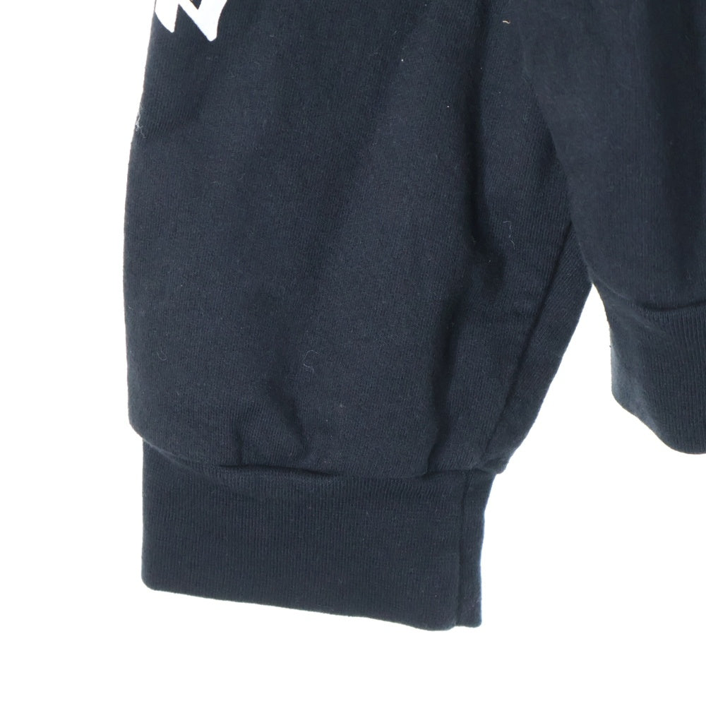 CHROME HEARTS(クロムハーツ) SWTSHRT PLVR 袖英字プリントプルオーバーパーカー ブラック