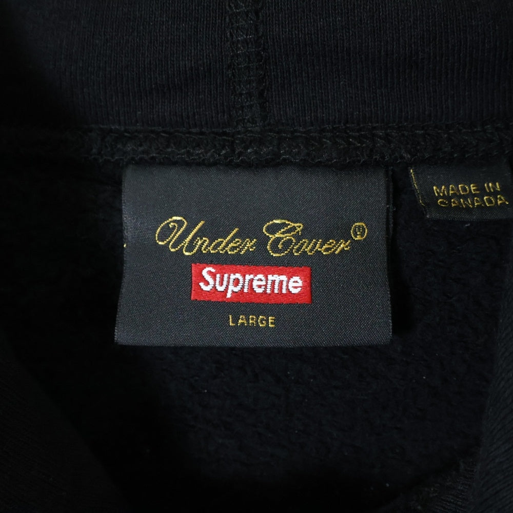 SUPREME(シュプリーム) × Undercover Public Enemy Terrordome Hooded Sweatshirt アンダーカバー パブリックエネミー テラドーム フーデッドスウェットシャツ パーカー ブラック