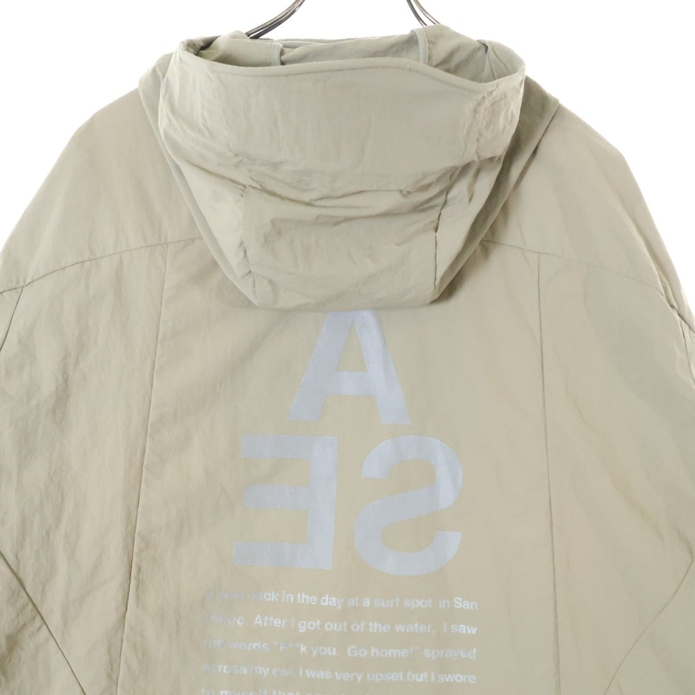 WIND AND SEA(ウィンダンシー) REFLECT BOTH ZIP MOUNTAIN PARKA リフレクト ジップ マウンテンパーカー カーキ WDS-10TH-JK-02