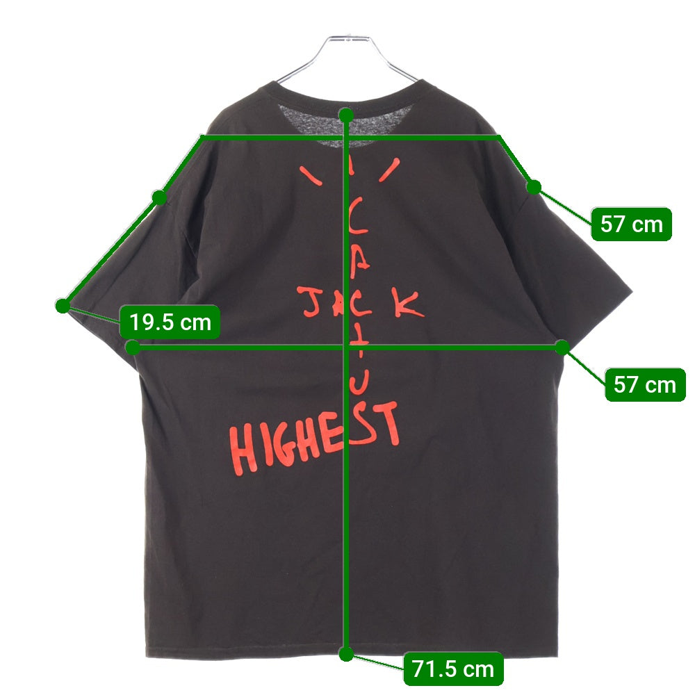 NIKE(ナイキ) ×TRAVIS SCOTT CACTUS JACK JORDAN HIGHEST T-SHIRT トラヴィススコット カクタスジャック ジョーダン ハイエスト半袖クルーネックTシャツ カーキ