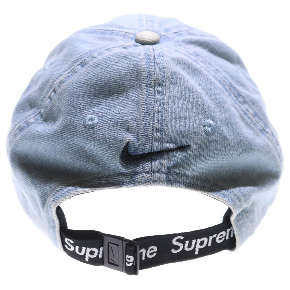 SUPREME(シュプリーム) 22AW × NIKE ACG Denim 6 Panel ナイキ デニム ベースボールキャップ 帽子 インディゴ