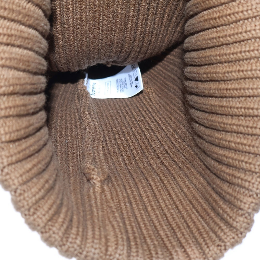 SUPREME(シュプリーム) 17SS Overdyed Ribbed Beanie コットンビーニー 帽子 ブラウン