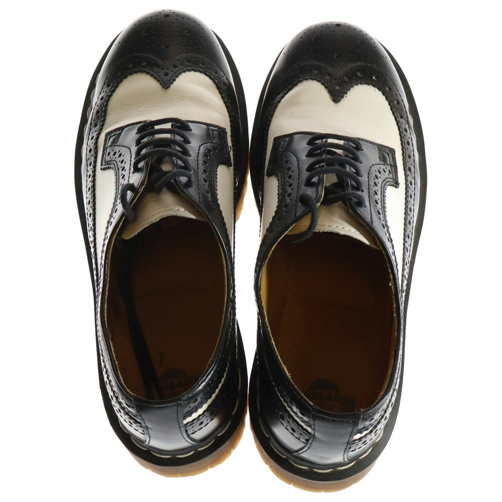 Dr.Martens(ドクターマーチン) 10458 BROGUE SHOES 3ホール ウィングチップ レザー シューズ ブラック/ホワイト