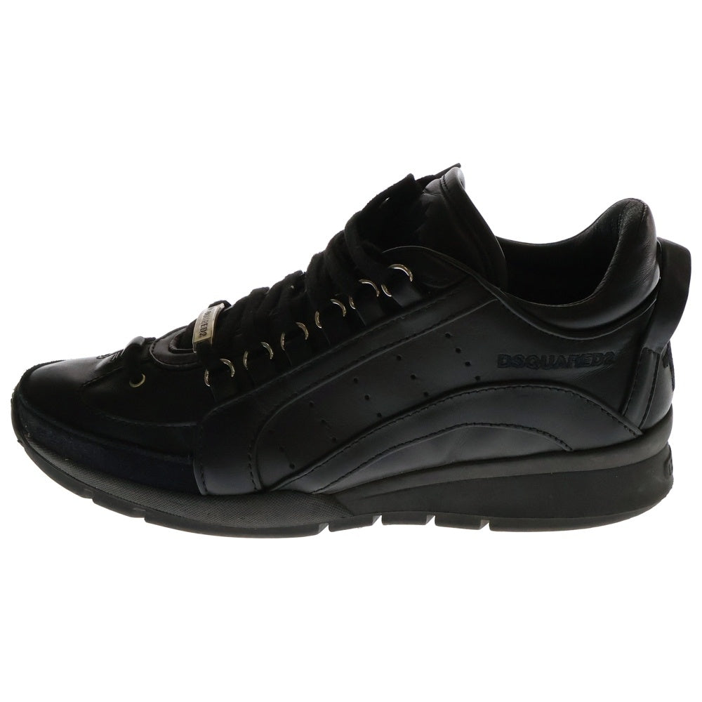 DSQUARED2(ディースクエアード) Lace-Up Low Top Sneakers レースアップ ロートップスニーカー ブラック SNM0505 065B0001 M084