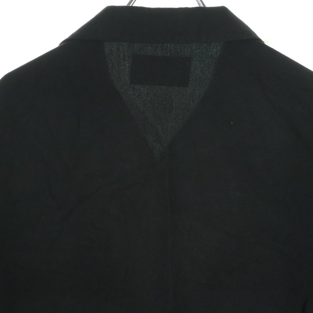 WACKO MARIA(ワコマリア) STRIPE 50s SHIRT L/S レーヨン ストライプ 長袖シャツ ブラック/ブルー