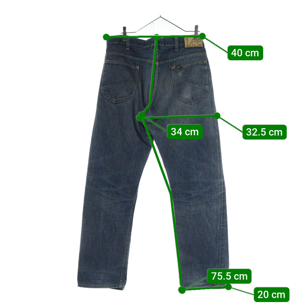 LEE(リー) 60s～70s TINTAGE USA製 RIDERS 101Z TALONジップ ボタン裏15 MR デニムパンツ ジーンズ インディゴ