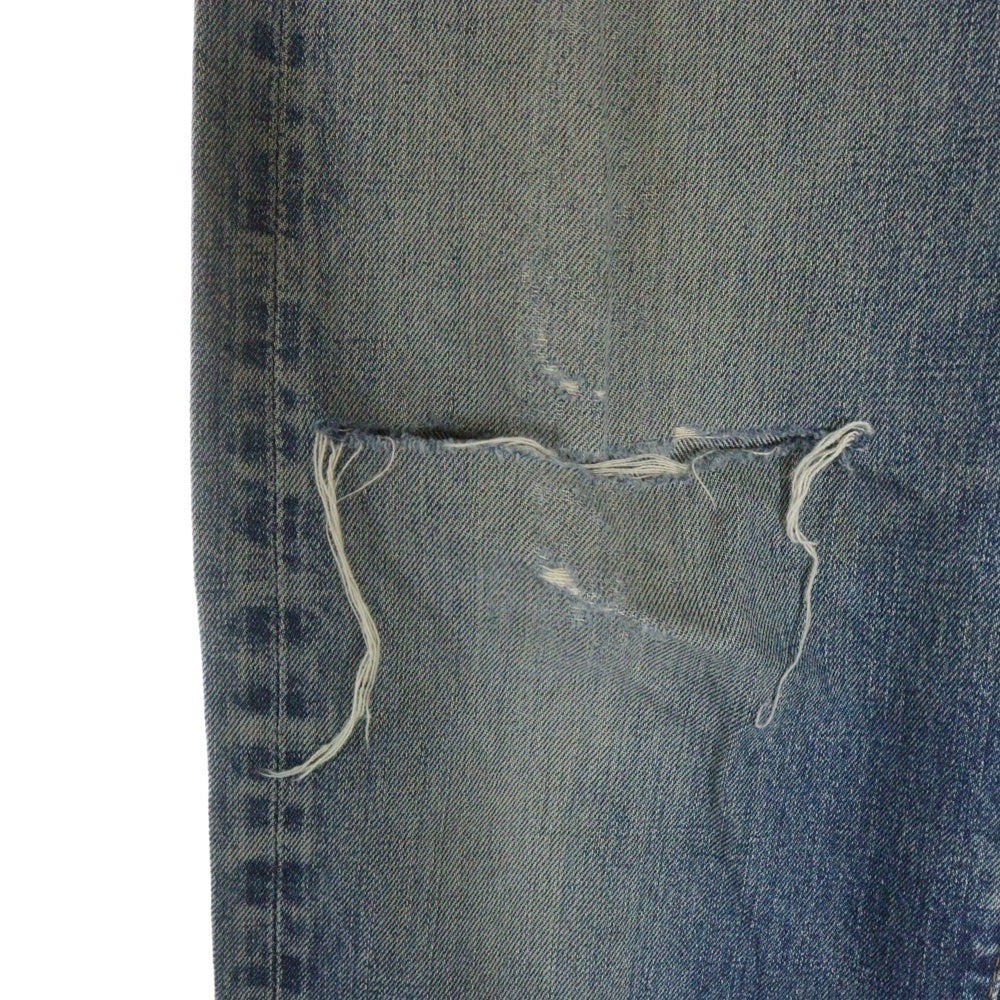Levi's(リーバイス) 60s 501 BIG E 前期 ボタン裏刻印2 不均等V 足長R 平行ステッチ ボタンフライデニムパンツ インディゴ
